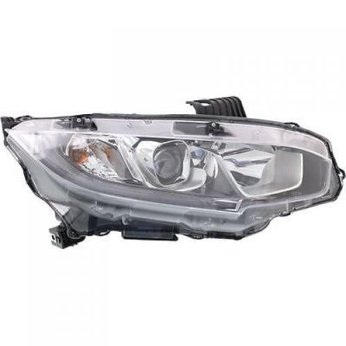 TYC 20-6736-81-1 Compatible with HONDA Civic Left Replacement Head Lamp 